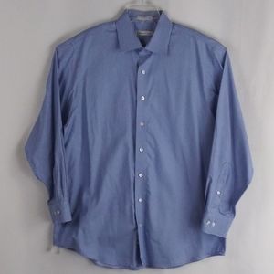 Kenneth Cole regular fit button shirt men size 17.